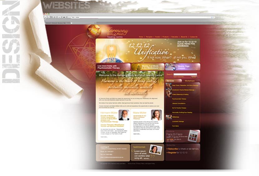 website images - harmony body and mind